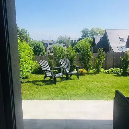 Bel Air Studios-terrasse Couverte-jardinet-vue Pont De Normandie-parking Prive Appartement Honfleur