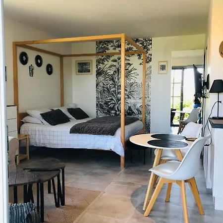 Bel Air Studios-terrasse Couverte-jardinet-vue Pont De Normandie-parking Prive Apartment *