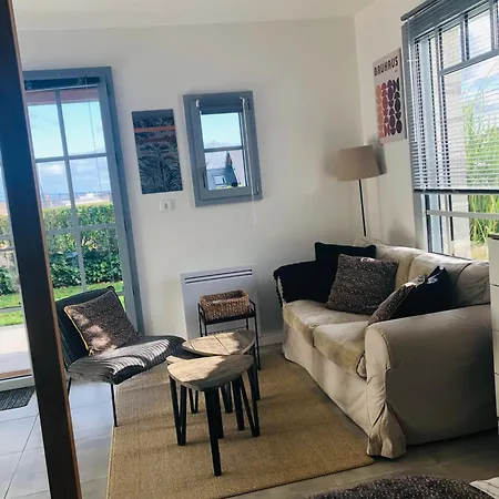 Appartement Bel Air Studios-terrasse Couverte-jardinet-vue Pont De Normandie-parking Privé *