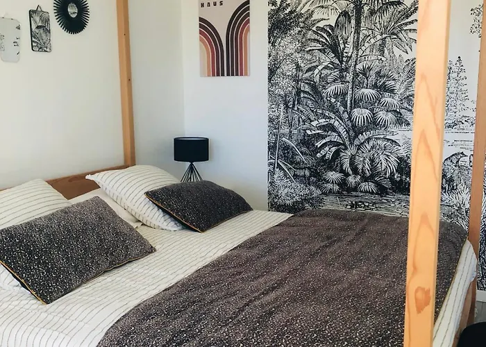 Bel Air Studios-terrasse Couverte-jardinet-vue Pont De Normandie-parking Prive 옹플뢰르