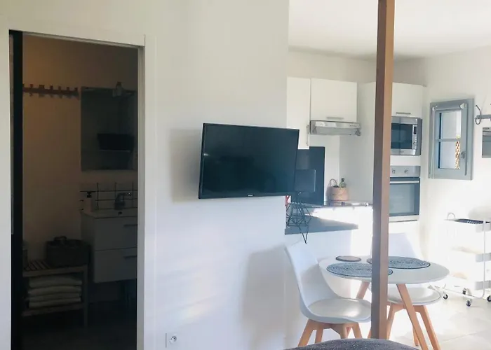 Bel Air Studios-terrasse Couverte-jardinet-vue Pont De Normandie-parking Privé